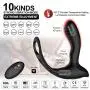 Heating Wireless Remote Male Prostate Massager 10 Frequencies Vibrator 3-in-1 with Penis Ring and Ball Loop, 2 Intense Motors Rechargeable Anal Sex Toys Waterproof G-Spot Butt Plug for Women Couples Heating Wireless Remote Male Prostate Massager 10 Frequencies Vibrator 3-in-1 with Penis Ring and Ball Loop, 2 Intense Motors Rechargeable Anal Sex Toys Waterproof G-Spot Butt Plug for Women Couples