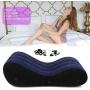 Inflatable Multifunctional Sofa - Yoga Chaise Lounge/Relax Chair -Air Sofa Bed with Handcuffs & Leg Cuffs- Portable Magic Cushion Ramp Body Pillow Inflatable Furniture Lounger for Couples with Pump