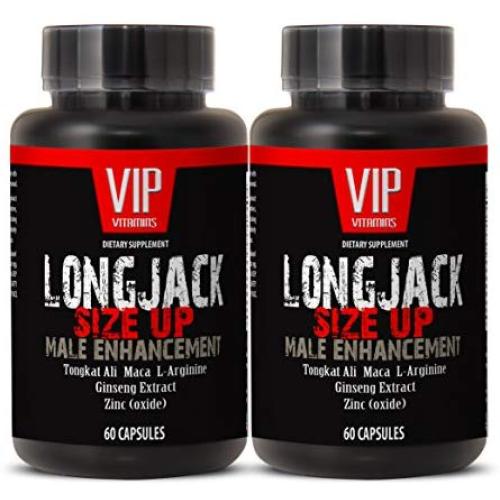Natural male enchantment pills increase size and length - LONGJACK SIZE UP (MALE ENHANCEMENT FORMULA) - Tongkat ali long jack 120 capsules - 2 Bottles 120 Capsules