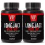 Natural male enchantment pills increase size and length - LONGJACK SIZE UP (MALE ENHANCEMENT FORMULA) - Tongkat ali long jack 120 capsules - 2 Bottles 120 Capsules