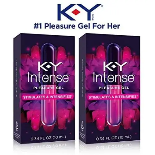 K-Y Intense Pleasure Gel Lubricant, 0.34 oz. (Pack of 2) K-Y Intense Pleasure Gel Lubricant, 0.34 oz. (Pack of 2)