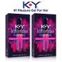 K-Y Intense Pleasure Gel Lubricant, 0.34 oz. (Pack of 2)