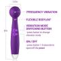 ROSERAIN mini women vibrator，7 vibration modes，Massage stick for women, Waterproof, Silent, Rechargeable.New product by Tysonir LTD