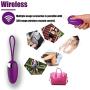 Kegel Balls,Rechargeable Wireless Remote Controlled Bullet Vibranting Egg for Women