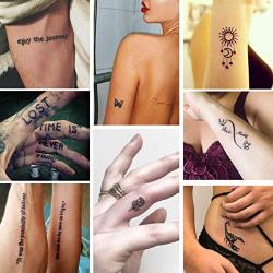 Charmark Jagua Gel Temporary Tattoo Kit for Women Men Kids Fake Tattoos Semi Permanent Tattoo Ink Summer Trend Art Painting DIY Fake Freckles 84 Pcs Tattoo Stencils - Full Kit 3 Colors