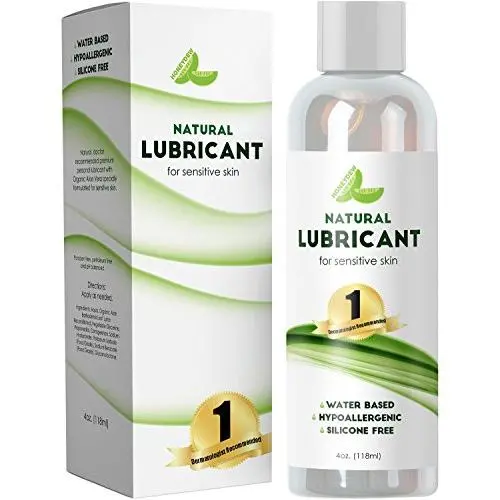 Personal Lubricant for Women and Men - Water Based Lube with Aloe & Carrageenan – Natural PH Balance - Formulated for Sensitive Skin & Sex - Long Lasting Formula - Paraben Free - Silicone Free Personal Lubricant for Women and Men - Water Based Lube with Aloe & Carrageenan – Natural PH Balance - Formulated for Sensitive Skin & Sex - Long Lasting Formula - Paraben Free - Silicone Free