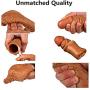 XQJYA 8695 Male Extension Extender Sleeve Girth Enhancer for Men Couples