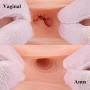 Male Masturbator Sex Doll for Men Pocket Pussy Ass Adult Toy - 3D Realistic Butt Male Stroke Toy with Lifelike Vagina & Tight Anal Silicone TPE Love Dolls for Men Masturbation Party Gift