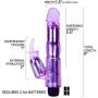 Waterproof Rabbit Vibrator Clitoral and G-Spot Vibrations for Women Intimate Sex Toy