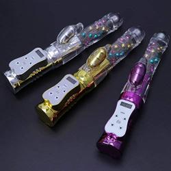 Rainly Silver Dual Motor Powerful Th-Rusting Ro-tating Body Tool for Lover