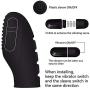 Silicone Personal Finger Massager,Personal Body Massage Mini Pocket Toy.