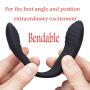 Waterproof 10 Speed Silicone Vibrator Recharge Clitoral G-Spot Massage for Couples Adult Sex Toys for Woman Sex Products (black)