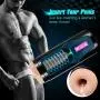 Male Masturbator Cup, Electric Men Masturbation with 10 Powerful Thrusting Modes, 4D Realistic Vagina Pocket Pussy Sex Toys for Man Orgasm with Female Sexy Moans and Hands Free-Stroker Featured