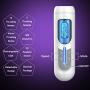 Male Masturbator Cup Fovel 10 Patterns 5 Speeds Large Size Electric Masturbation Cup Hands Free USB Rechargeable Vagina Pocket Adult Sex Masturber Toys Men