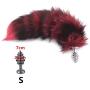 Joycentre Red Faux Fox Tail Stainless Steel Fun Plug Romance Games Play Party Toy Love Gift High Happy,Style 3