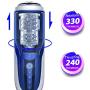 Vibrating Male Masturbator Cup,130 Patterns 460 Times/min Automatic Telescopic Rotation,3D Realistic Pussy Sleeve Medical Vagina Silicone Plus Variety Girl Moan