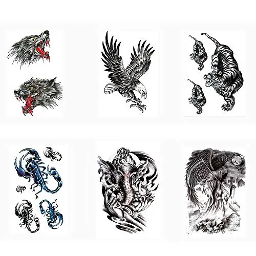 Pinkiou Henna Tattoo Stickers Lace Mehendi Temporary Tattoos for Maverick Women Teens Girls Metallic Tattooing Pack of 6 (10-0222) Pinkiou Henna Tattoo Stickers Lace Mehendi Temporary Tattoos for Maverick Women Teens Girls Metallic Tattooing Pack of 6 (10-0222)