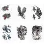 Pinkiou Henna Tattoo Stickers Lace Mehendi Temporary Tattoos for Maverick Women Teens Girls Metallic Tattooing Pack of 6 (10-0222) Pinkiou Henna Tattoo Stickers Lace Mehendi Temporary Tattoos for Maverick Women Teens Girls Metallic Tattooing Pack of 6 (10-0222)