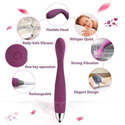 SVAKOM G Spot Vibrator Clitoral Vagina Vibrating Stimulation with 25 Vibration, Waterproof Wand Massager Nipple Anal Finger Vibrator Whisper Quiet Adult Sex Toys for Female Beginner Men Women Couples