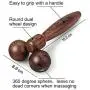 Roller Massager Massage Tool Wenge Wood Massage Wheel CafThings Wood Massager Stick for Foot Arm Leg Neck Back Waist Thin Face Roller Massager Massage Tool Wenge Wood Massage Wheel CafThings Wood Massager Stick for Foot Arm Leg Neck Back Waist Thin Face