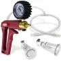 LeLuv Vacuum Pump Maxi Red Handle with Rubber Protected Gauge Natural Body Enhancement Nipple Suction Cups Medium LeLuv Vacuum Pump Maxi Red Handle with Rubber Protected Gauge Natural Body Enhancement Nipple Suction Cups Medium