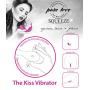 Pure Love Pure Love New Squeeze-control Clitoral Kiss Vibrator, Rechargeable, & Waterproof Massage Wand, Memory Function, Pink Color, Adult Sex Toy