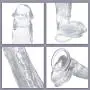 FANBO@ 12 Inch Medical-Grade Crystal Glass Stick Neat Inner Soft Wand Couple Role Play Safe Realistic