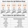 Godefroy MyBrows Long Lasting Eyebrow Transfers, Medium Arch, Dark Brown, 12-Pairs of Brows