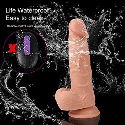 20 Speed Big Realistic Pênňís with USB Charging Soft Artificial Víbrántíng Dídlõ Suction Cup for Women