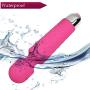 Clitoris Stimulator Clitoral Vibrator for Women,Mini 20 Vibration Patterns + 8 Speeds Rechargeable Wand Massager Adult Sex Toys,Wireless & Waterproof (Pink)