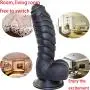 Dildo Anal Plug with a Powerful Sucker G spot/Anal Stimulation Monster Bump Stimulation Beginners Female Extra Long Thicken Firm Handsfree Relax Massager Toys Dildo Anal Plug with a Powerful Sucker G spot/Anal Stimulation Monster Bump Stimulation Beginners Female Extra Long Thicken Firm Handsfree Relax Massager Toys