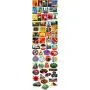Honch Vintage Hotel Stickers Pack 56 Pcs Retro Travel Suitcase Stickers Vinyl Decals for Suitcase Laptop Car Luggages