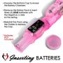 LeLuv Rabbit Vibrator Slim Bunny Blue Bundle with Mini Bullet