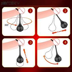 Worth Having/Tool Body Parts One Set Male Physical P- Euml;-ň iacute;s Weights Silicone Ball Stretching Ex t egrave;nder Exercise Gravity Ring for Men