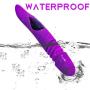 G Spot Vibrator Dual Motor Wand, Heating Realistic Dildo with 10 Rotation and Expansion USB Rechargeable, Clitoris Stimulation Flexible Tongue 10 Frequency Vibration Double-Head Vibrating Waterproof