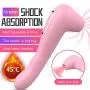 Wireless USB Cable Rechargeable 12 Speeds Mode Soft Quiet Pleasure Cordless Dual Motor Waterproof Sucking Vǐbrǎtǒrs Safer and More Convenient Relieves Muscle Tension Handheld