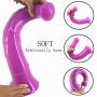 Lfcmf Perfect Size 16.1 Inch Big Thick Massage Soft PVC Hands Huge Massage for Women Couple (Color : Purple)