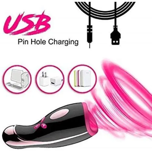 Pênīs Pǔ-mp Cup Male Relax Male Masturbator Artificial Silicone Massager Power Supply - Rechargeable get a Variety of Vibrations Black Pênīs Pǔ-mp Cup Male Relax Male Masturbator Artificial Silicone Massager Power Supply - Rechargeable get a Variety of Vibrations Black
