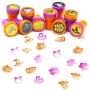 600+ Halloween Craft Assortment Kit Including Temporary Tattoos, Stickers, Stampers Foam Stickers for Trick or Treat Craft Party Favors, School Classroom Hangout