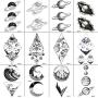 12 Pieces/Lot COKTAK Fake Waterproof Temporary Star Tattoo Stickers Astronaut Illustration Men Body Arm Art Women Black Tatoos Planets Geometric Universe Mountain Kids Tattoos Black Paste 10x6CM 12 Pieces/Lot COKTAK Fake Waterproof Temporary Star Tattoo Stickers Astronaut Illustration Men Body Arm Art Women Black Tatoos Planets Geometric Universe Mountain Kids Tattoos Black Paste 10x6CM