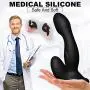 Prostate Massager, Dual Motor Anal Butt Plug Vibrator, Rechargeable P-Spot & G-Spot Stimulator Sex Toy for Men or Women Beginner, 12 Powerful Speeds, Waterproof Silicone & 5.5 Inche Perfect Size