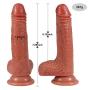 LXWMF 7.09 Inch Body Relax Massager Wand Soft Silicone Toy with Suction Cup Real Feel Massage