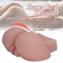 Shcasa Lifelike Ass Masturbator Male Doll, Realistic Butt Vagina and Anal Stroker for Men Masturbation, 3D Big Lifesize Bottom Sex Doll Soft Labia Tight Anus (6.6 pounds,10.2 x 9 x 4.4inch)
