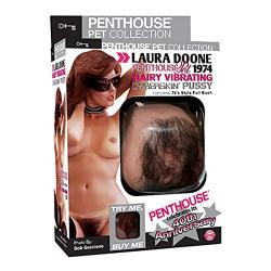 Penthouse Pet Collection Laura Doone 1974 Hairy Vibrating CyberSkin Vagina