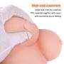 Full Size Sex Doll Realistic Female Real Torso TPE Silicone Doll for Men Male Masturbator Adult Sex Toy with Virgin Vagina Tight Anal Pussy Ass Masturbation Gift for Men