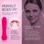 High End & Powerful Ultra Bullet Body Massager with 20 Vibration Modes, Body Safe Silicone, and Waterproof Paired with Aqua Water Based Lube (Pink)