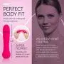 High End & Powerful Ultra Bullet Body Massager with 20 Vibration Modes, Body Safe Silicone, and Waterproof Paired with Aqua Water Based Lube (Pink)