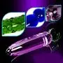 RITER Glass Large Butt Pug Love Games Personal Massager Six Toys for Women Men Couples Glass Adullt Products