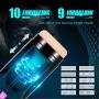 Male Masturbator Cup, Electric Men Masturbation with 10 Powerful Thrusting Modes, 4D Realistic Vagina Pocket Pussy Sex Toys for Man Orgasm with Female Sexy Moans and Hands Free-Stroker Featured