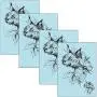 DaLin 4 Sheets Sexy Floral Temporary Tattoos for Women Flowers Collection (Peony Cat) DaLin 4 Sheets Sexy Floral Temporary Tattoos for Women Flowers Collection (Peony Cat)